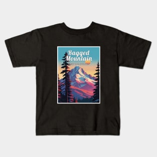 Ragged Mountain ski new hampshire usa Kids T-Shirt